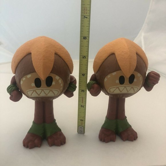 2 6" Kakamora Pirate Coconut Warrior Figure Maraca Music Instrument Disney Moana - Picture 8 of 12